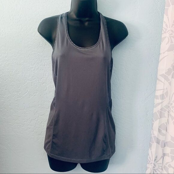 Victoria Secret Sport Gray Mesh Racerback Athletic Tank Top. Size XS - Picture 1 of 9